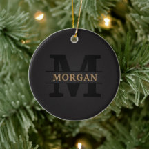 Personalisiertes elegantes Monogramm und Name