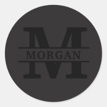 Personalisiertes elegantes Monogramm und Name