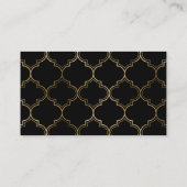 Personalisiertes Elegantes orientalisches Chic Bla Visitenkarte (Rückseite)