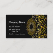 Personalisiertes Elegantes orientalisches Chic Bla Visitenkarte (Vorderseite)