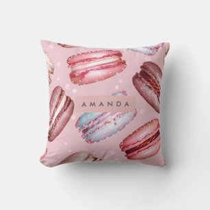 Personalisiertes Elegantes Pastell-Macaron Kissen
