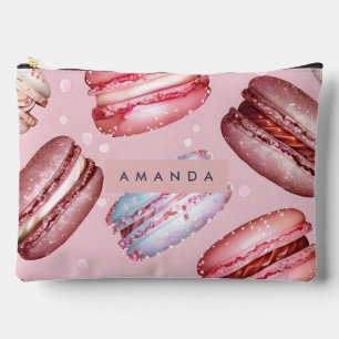 Personalisiertes elegantes Pastell-Macaron Zubehörtasche