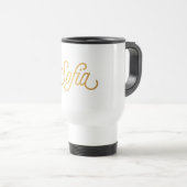 Personalisiertes elegantes reisebecher (VorderseiteRechts)