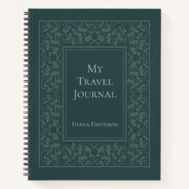 Personalisiertes elegantes Reisejournal Notizblock