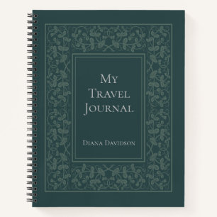 Personalisiertes elegantes Reisejournal Notizblock