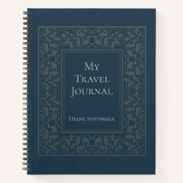 Personalisiertes elegantes Reisejournal Notizblock