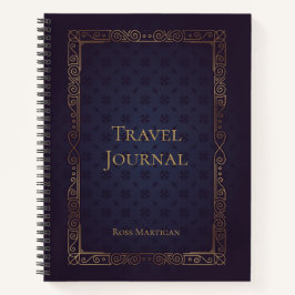 Personalisiertes elegantes Reisejournal Notizblock