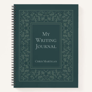 Personalisiertes elegantes Schreibjournal für Aut Notizblock