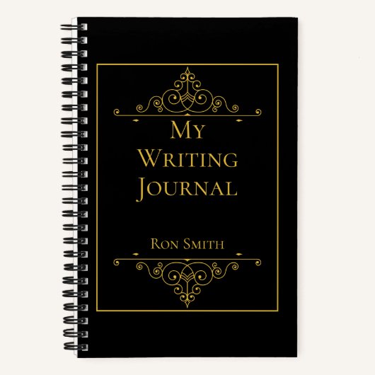 Personalisiertes elegantes Schreibjournal für Auto Notizblock (Vorderseite)