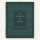 Personalisiertes elegantes Schreibjournal für Idee Notizblock (Vorderseite)