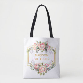 Personalisiertes Elegantes Watercolor Florenz Tasche