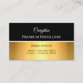 Personalisiertes Elegantetikett Visitenkarte (Vorderseite)