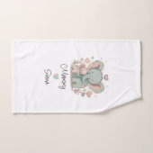 Personalisiertes Elephant Liebe Handtuch Set (Handtuch)