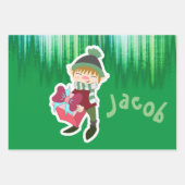 Personalisiertes Elternfest Geschenkpapier Set (Vorderseite)