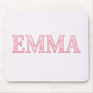Personalisiertes EMMA Rosa Marmor Mousepad
