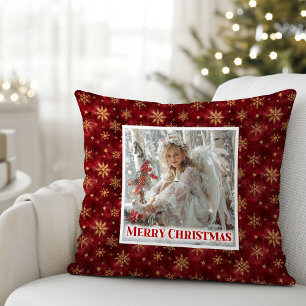 Personalisiertes Engel Rot Gold Kinder Geschenk We Kissen