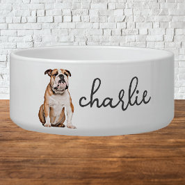 Personalisiertes Englisch Bulldog Food Napf