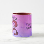 Personalisiertes, engmatisches Auge Tasse (Zentrum)