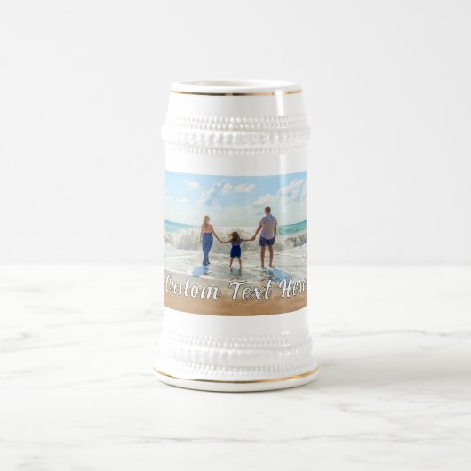 Personalisiertes Entwerfen von eigenem benutzerdef Bierglas (Mittel)