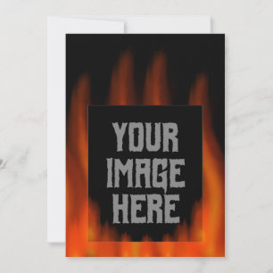 Personalisiertes Epic Fire Foto