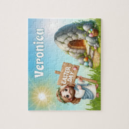 Personalisiertes Er ist auferstanden Ostern Puzzle