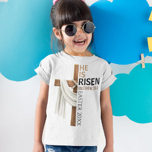 Personalisiertes Er ist auferstanden Vintage-Oster T-Shirt