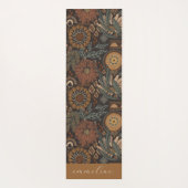 Personalisiertes Erdbebenmuster Yogamatte (Rückseite)