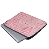 Personalisiertes Erdbeer-Eiscremedesign Laptopschutzhülle (Vorne Knopf)