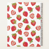 Personalisiertes Erdbeermuster 2023 Planer (Rückseite)
