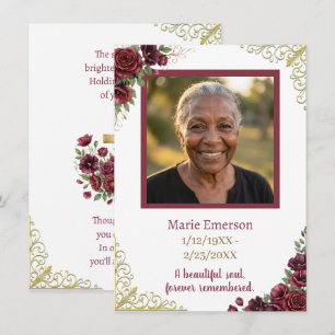 Personalisiertes Erinnerungsfoto-Andenken Karte