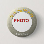 Personalisiertes ErinnerungsFoto Button (Vorderseite)