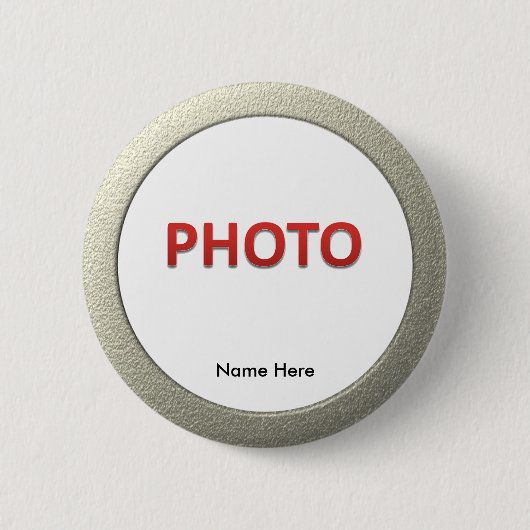 Personalisiertes ErinnerungsFoto Button (Vorderseite)