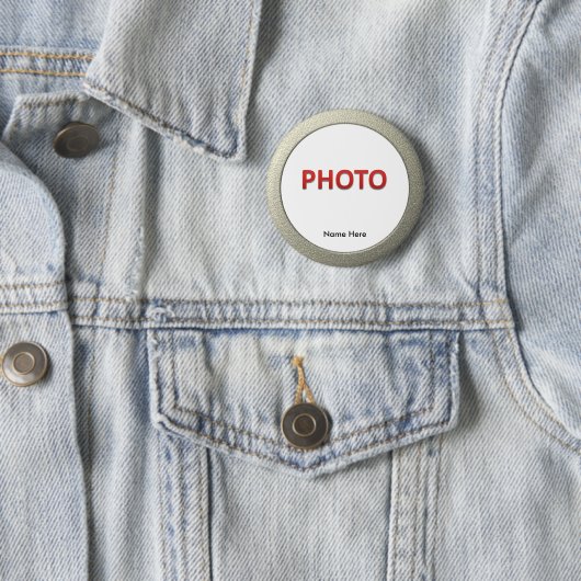 Personalisiertes ErinnerungsFoto Button (Beispiel)