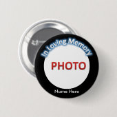Personalisiertes ErinnerungsFoto Button (Vorne & Hinten)