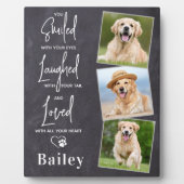 Personalisiertes ErinnerungsFoto für Hunde Fotoplatte (Vorderseite)