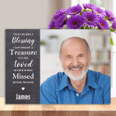 Personalisiertes Erinnerungsgesichtsames Foto Fotoplatte