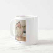 Personalisiertes Erinnerungsstück für die Mutter d Kaffeetasse (Vorderseite Links)