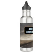 Personalisiertes Erlebnis beim Radfahren Edelstahlflasche (Links)
