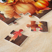 Personalisiertes Erntedank-Kindernamen-Puzzle Puzzle (Seite)