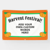 Personalisiertes Erntefestival Banner (Horizontal)