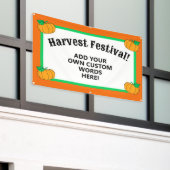 Personalisiertes Erntefestival Banner (Äußeres Gebäude)