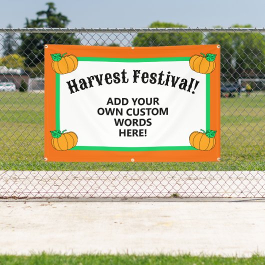 Personalisiertes Erntefestival Banner (InSitu)