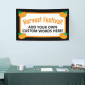 Personalisiertes Erntefestival Banner (Messeveranstaltung)