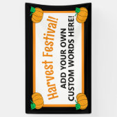 Personalisiertes Erntefestival Banner (Vertikal)