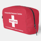 Personalisiertes Erste Hilfe Kit Rote Tote Tasche (Rechte Ecke)