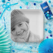 Personalisiertes Erstellen eines eigenen Fotos Pappteller (Party)