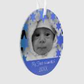 Personalisiertes erstes Chanukka Ornament (Vorderseite)