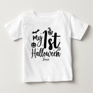 Personalisiertes erstes Halloween Baby T-shirt