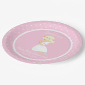 Personalisiertes erstes pappteller (Schrägansicht)