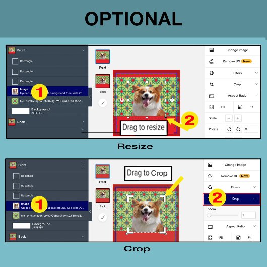 Personalisiertes Erstes Tier Foto Geschenke Hund L Tasche